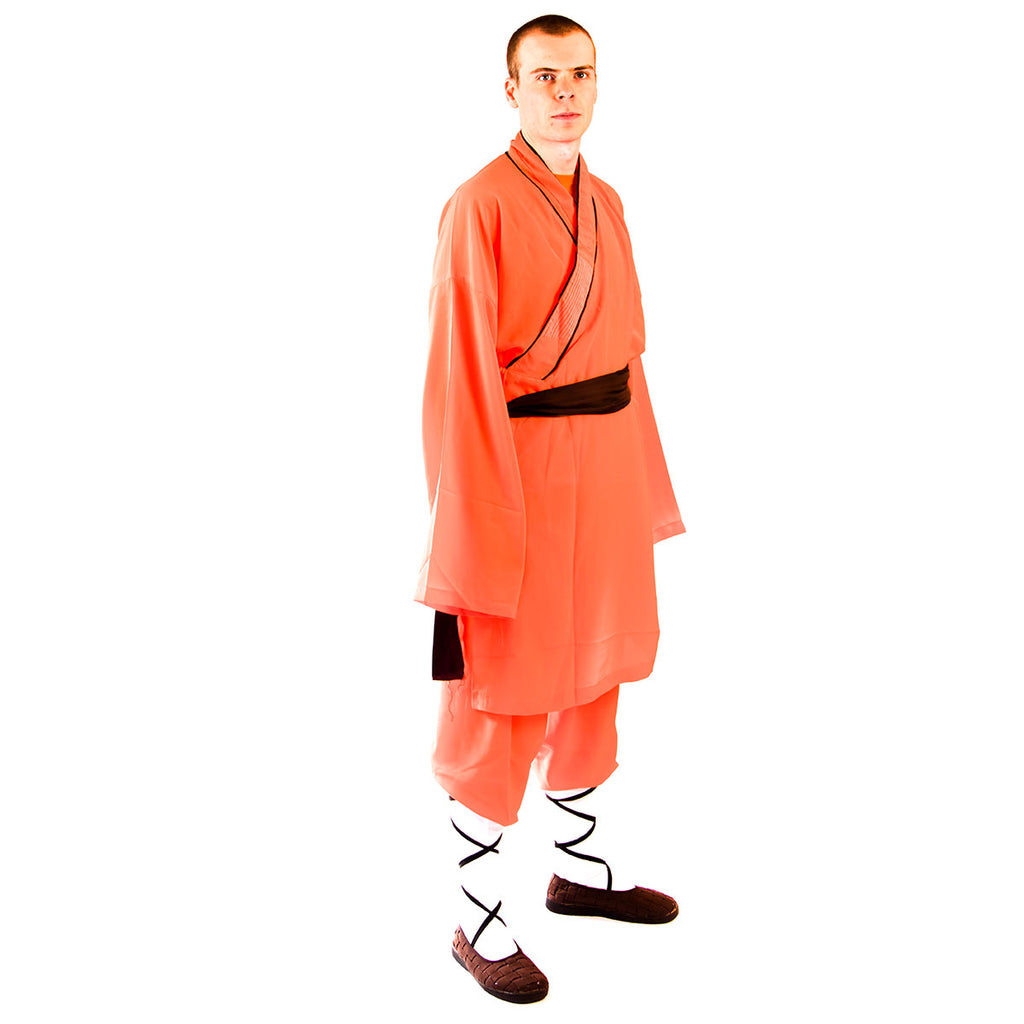 Orange Shaolin Martial Arts Suit