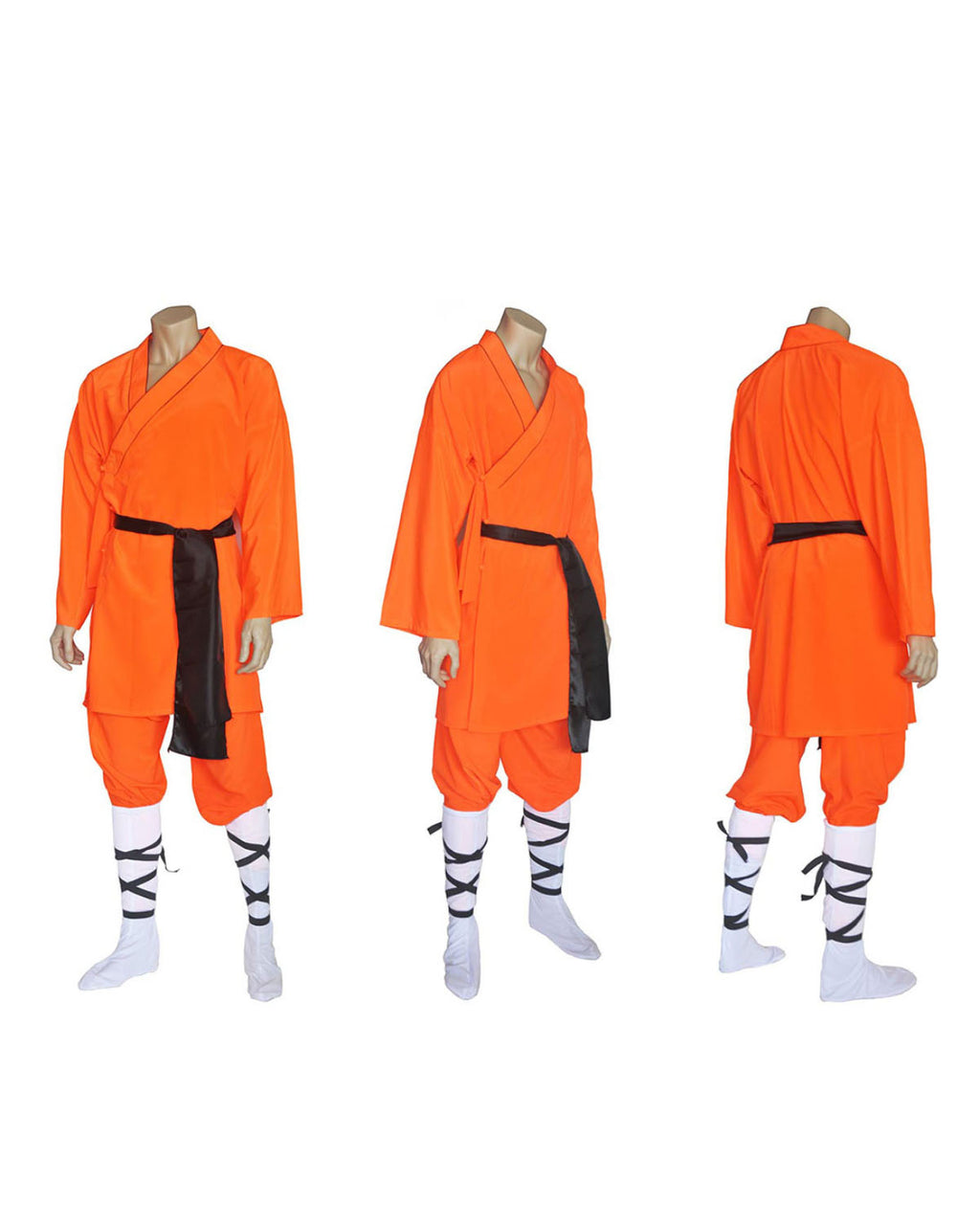 Orange Shaolin Martial Arts Suit