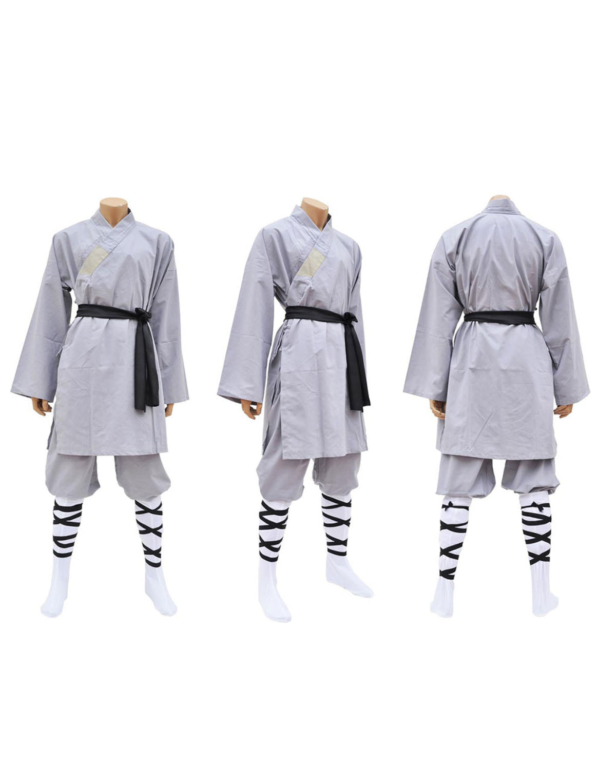 Kids Grey Shaolin Martial Arts Suit