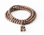 Vietnamese Natural Agarwood 108 Bead Bracelet & Necklace