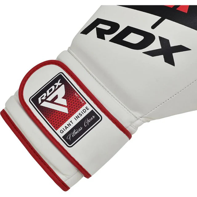 RDX F7 Boxing Gloves | Black, White & Blue MMA & Training Gloves
